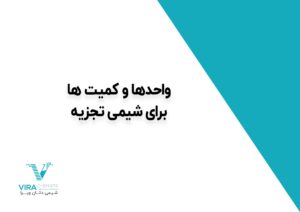 واحدها و کمیت ها برای شیمی تجزیه